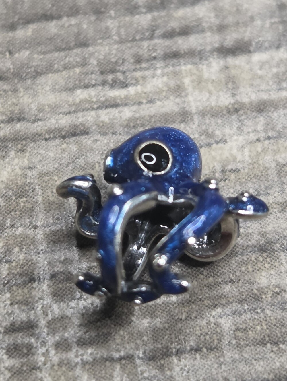 Authentic Pandora Blue Octopus Charm Sterling silver